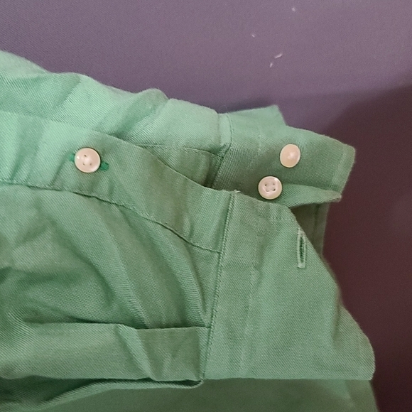 Tommy Hilfiger Original Oxford Men's Button Down Shirt Green Size L/16 1/2 EUC - Picture 5 of 10